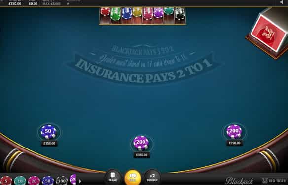 First Person Blackjack by Red Tiger Gaming.