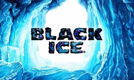 Image showing the Black Ice slot game logo.
