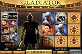 The Gladiator scratch card at Casino.com.
