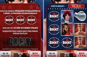 The Rocky scratch card at Casino.com.