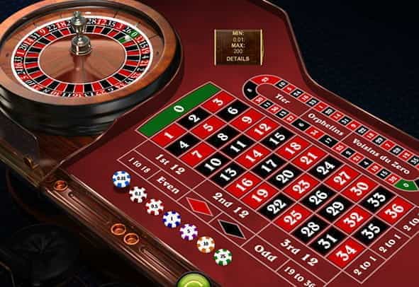 Several wagers placed on the Penny Roulette table game online.
