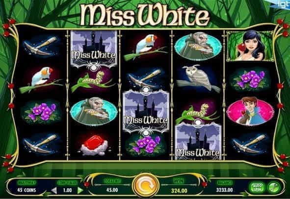 Play an online demo of slot Miss White for free here