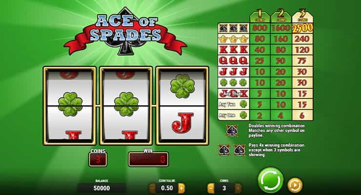Ace of Spades demo game.