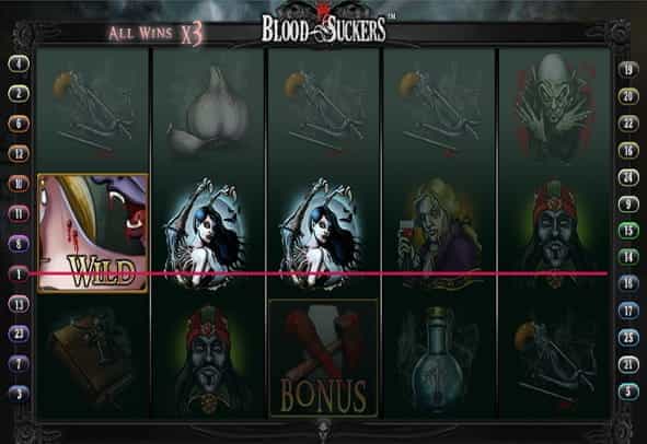 Blood Suckers online slot during a game