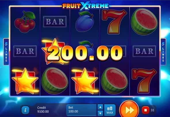Demo of Fruit Xtreme, one of the latest fruit slot machines from Playson.