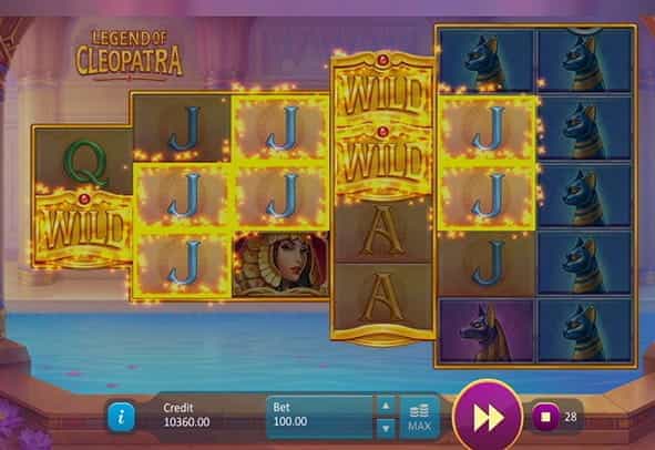 Try a free demo game of Legend of Cleopatra.