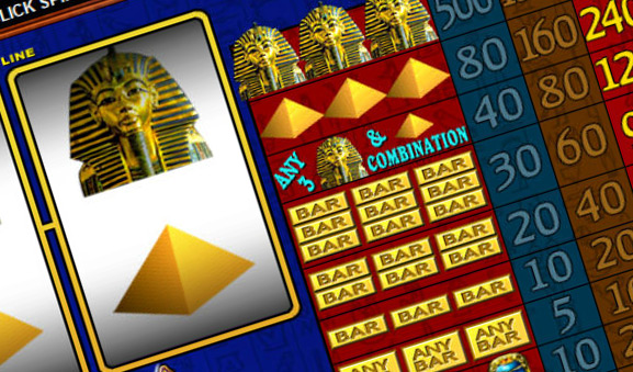 Play the epic Egyptian slot Pharaoh's Fortune with 20 pay lines