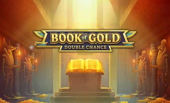 The opening screen of Book of Gold: Double Chance