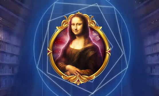 Image of the Mona Lisa from the Da Vinci’s Mystery online slot.