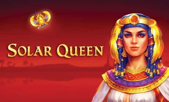 Logo of the Solar Queen online slot game.