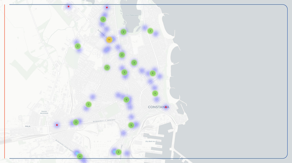 Heatmap Orase Constanta