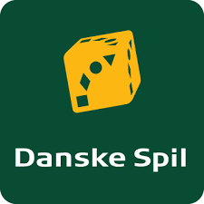 Danske Spils logo på grøn baggrund.