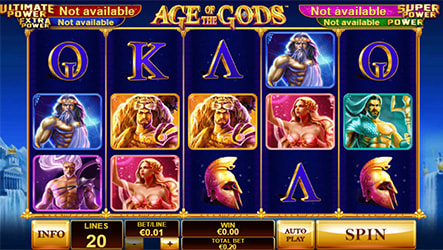 Age of the Gods King of Olympus（Playtech出品）