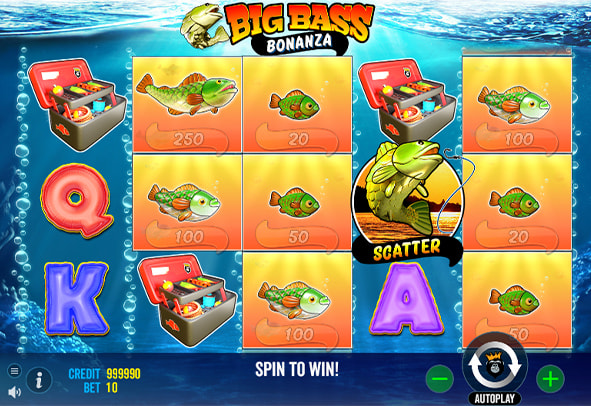 Image of the Big Bass Bonanza Slot's Front Cover