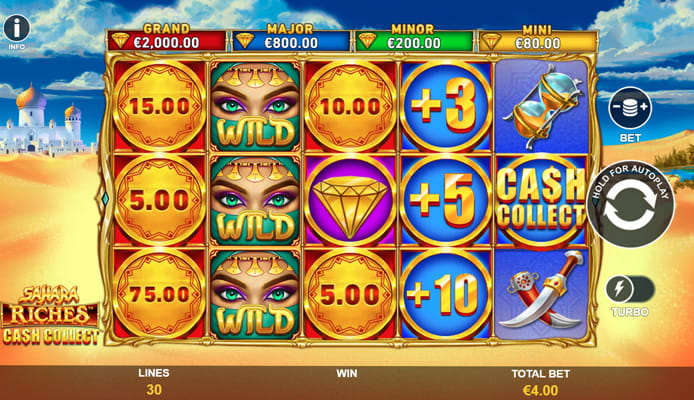 Sahara Riches: Cash Collect slot online spelen