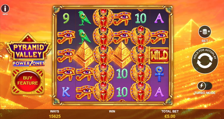 Pyramid Valley Power Zones slot online spelen