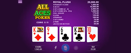 All Aces Poker door Microgaming