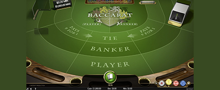 Baccarat Professional Series van NetEnt