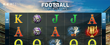 Football Super Spins door Gamomat