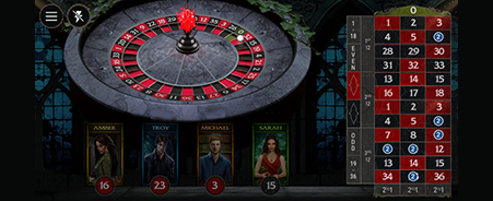 Immortal Romance Roulette door Microgaming