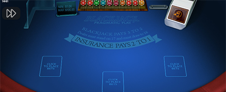 Multihand Blackjack van Pragmatic Play