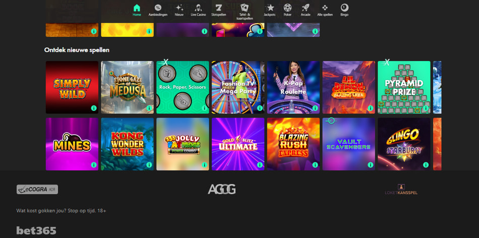 bet365 - casino licenties