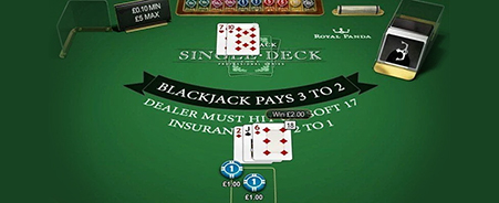 Single Deck Blackjack Professional Series van NetEnt