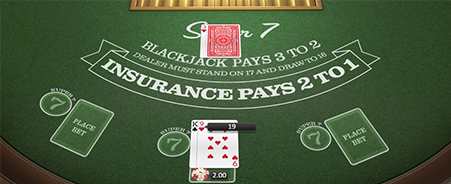 Super 7 Blackjack door Betsoft