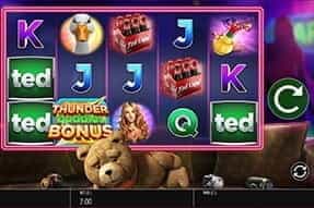 Image of mobile version of the Ted slot.