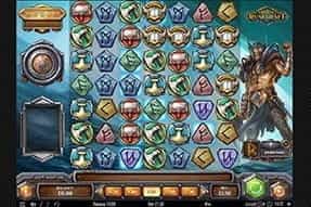 In-game image of the Viking Runecraft slot game.