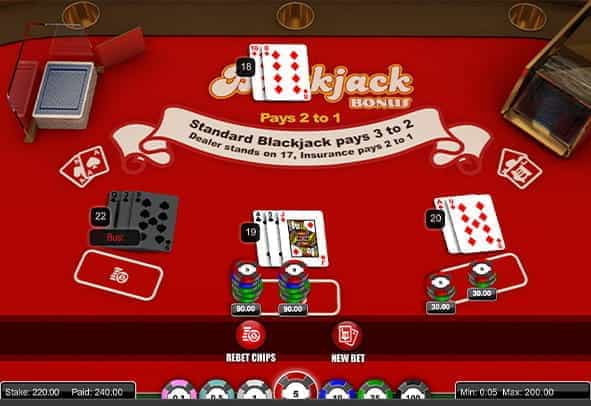 online blackjack sign up bonus no deposit