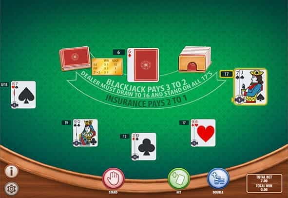 low bet videi blackjack online