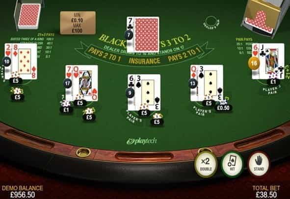 The Premium Blackjack game by Playtech.