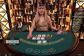 A game of live dealer casino poker at bwin casino