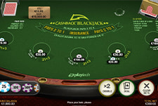 Cashback Blackjack játék