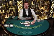 Play a live version of Hold’em at Mega Casino