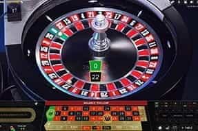 A game of Double Ball Roulette live at Casino Room.