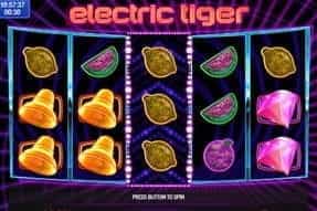 Image of Electric Tiger slot on a mobile device.