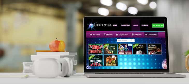 The Online Casino Games at Glimmer Casino