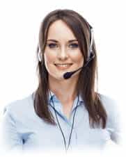 A customer services operative at a Gluck online casino.