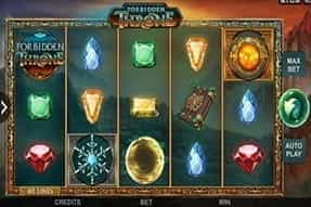 In-game action from the Forbidden Throne slot game.