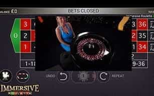 Immersive Roulette on-the-go at LeoVegas mobile casino.
