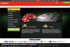 The Ladbrokes Poker homepage.