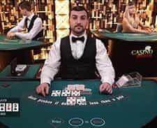 Image of a live casino poker game at bwin casino