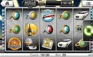 The progressive slot Mega Fortune can be played on the Mr Green app