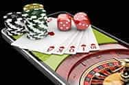 An online casino on a mobile device.