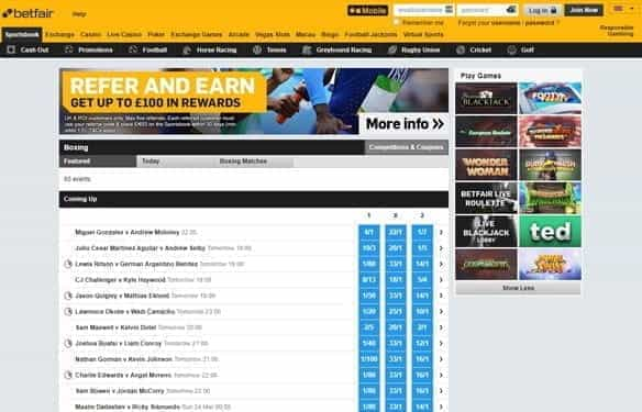 Best online boxing betting sites websites