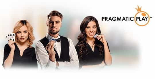 A live casino dealer from Pragmatic Play.