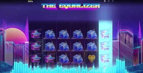 The expanding rows and reels in The Equalizer by Red Tiger Gaming.