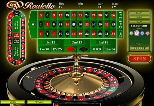 3d european roulette game